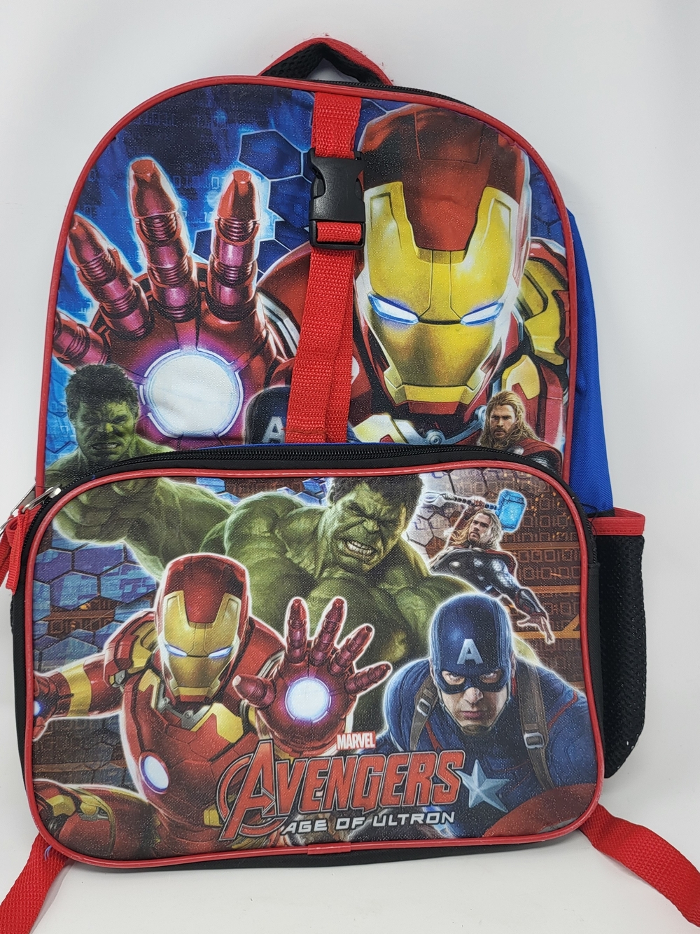 Marvel Avengers Kids Backpack - Red, Blue, Green